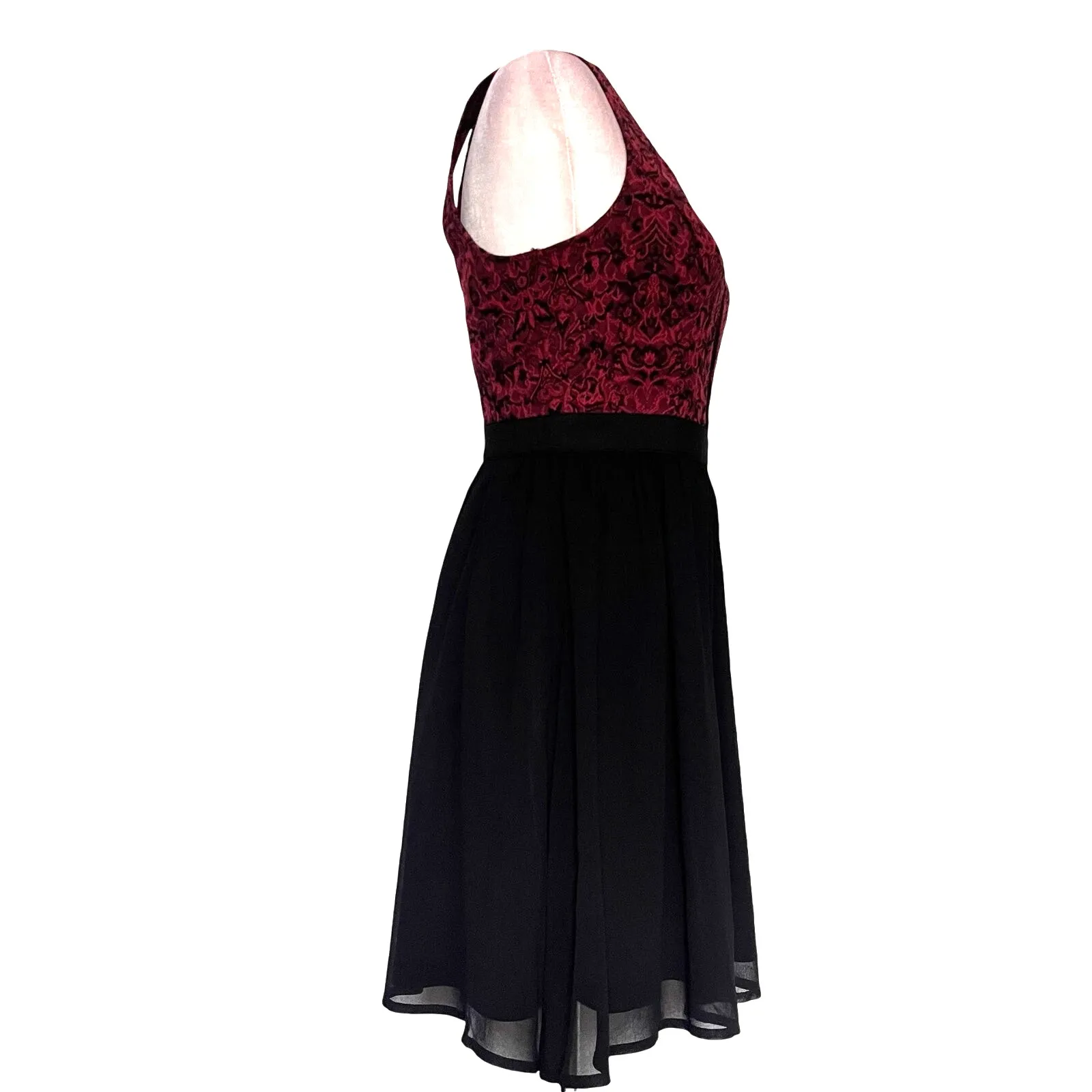 Jealous Tomato Lace Skater Dress Sz M Holiday Gothic Mesh Dark Fairy Cocktail - Image 4