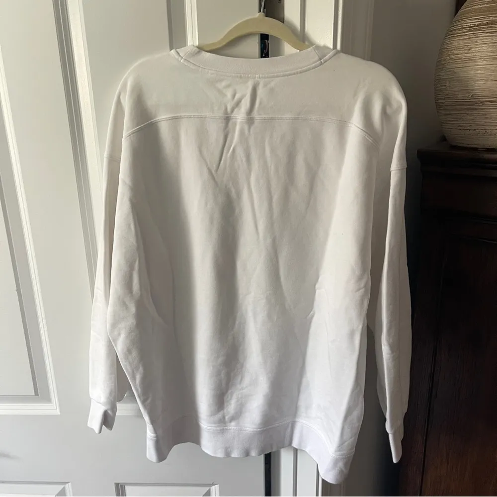 Lululemon  White Perfectly Oversized Crewneck Pullover Sweatshirt - Image 4