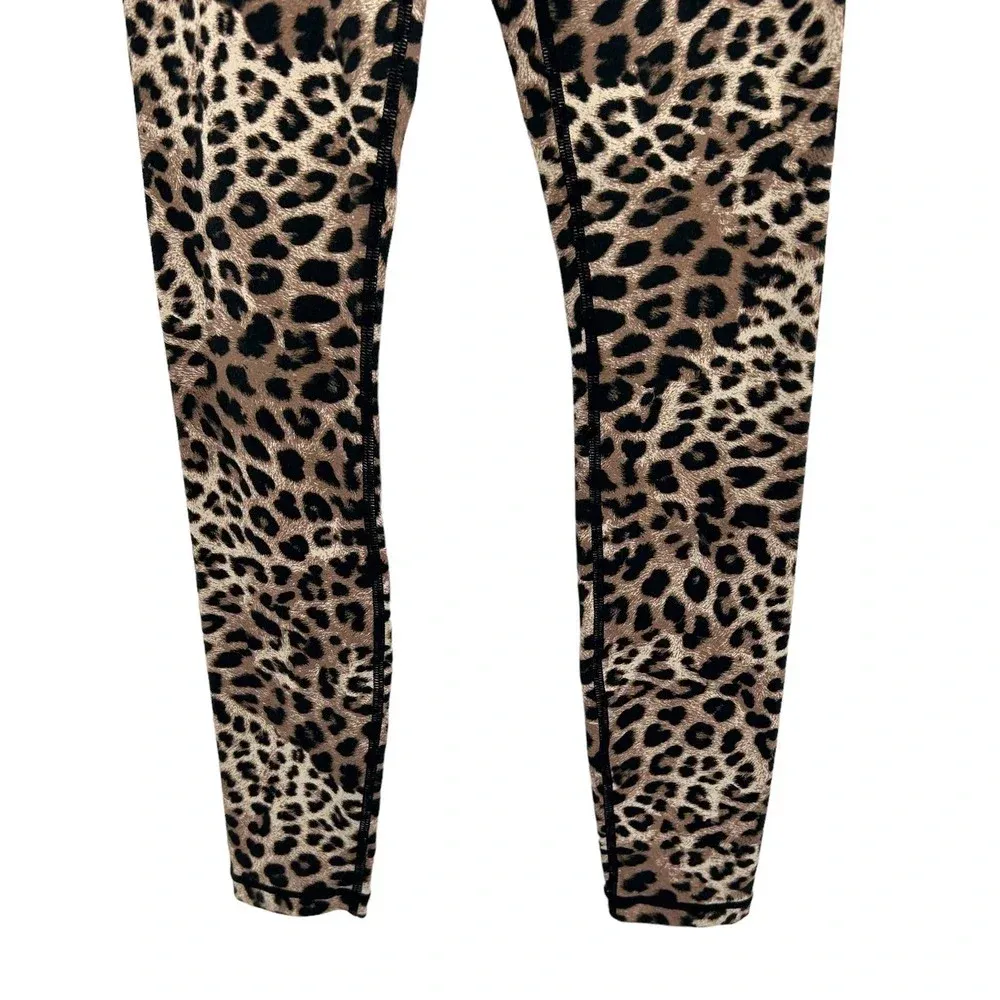 Spiritual Gangster Perfect High‎ Waisted Leggings Leopard Animal Print Size XS - Image 5