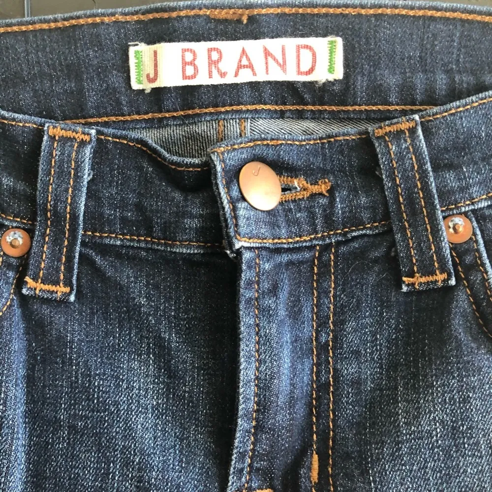 J Brand Shorts Blue Saturn Knee Length Cuffed Bermuda Shorts Sz 26 EUC Summer - Image 5