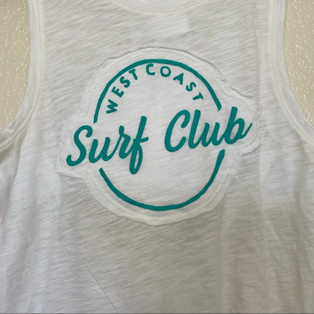 Free People We the Free West Coast Surf Club Tank Top Size XS - Image 6