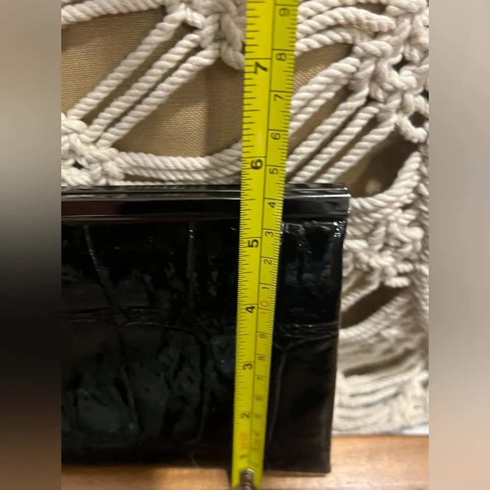 Kate Landry Croc Embossed Clutch Crossbody - Image 5