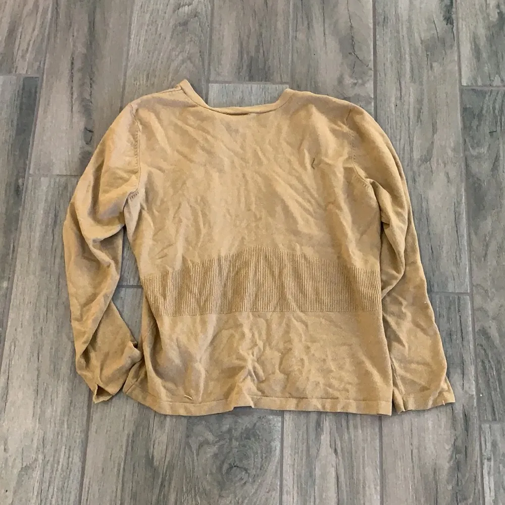 Hillard & Hanson tan cardigan - Image 4