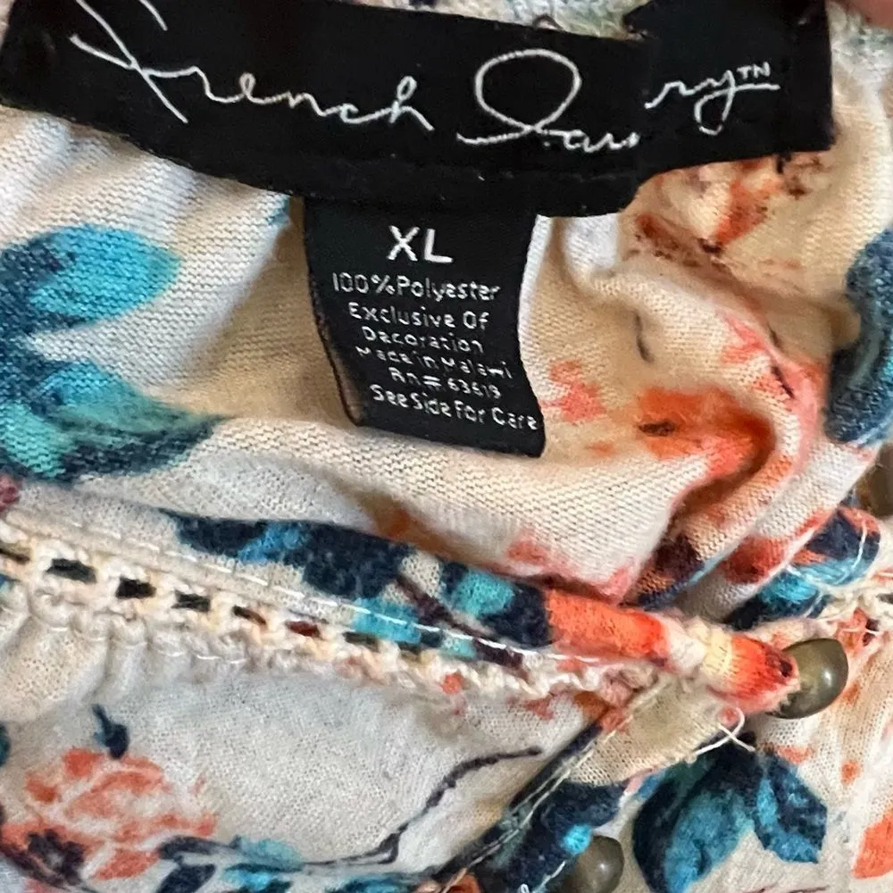 French Laundry Floral Cold Shoulder Top - Image 7