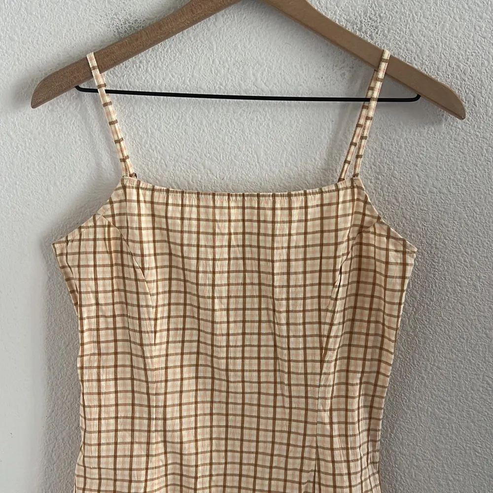 Billabong Women's Cruising Dress Y2K 90s Clueless Check Large - Image 3