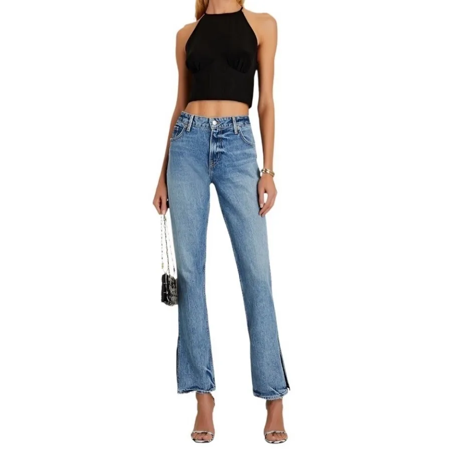 New! GRLFRND Hailey Low Rise Slim Boot in Melrose Sz 25 $225‎ - Image 2