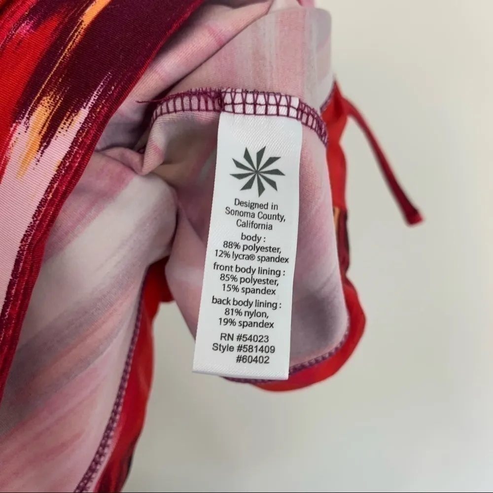 Athleta Airbrush Printed Tinker Tank Top Size Small - Image 8