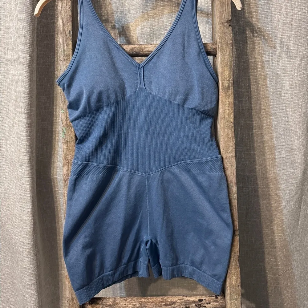 Women's JoyLab Shorts Onesie Size Large light blue - Image 2