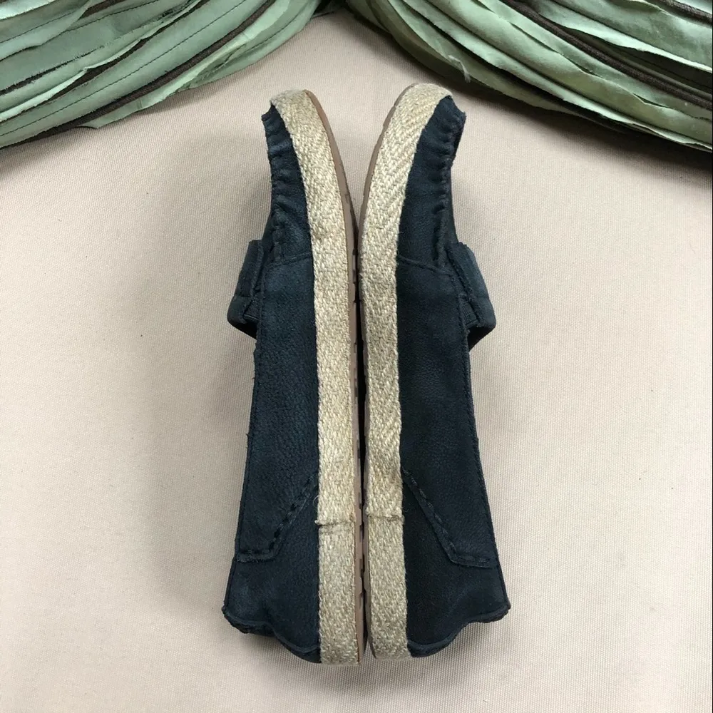 Ugg Australia Marrah Black Leather Moccasins‎ 7.5 - Image 8