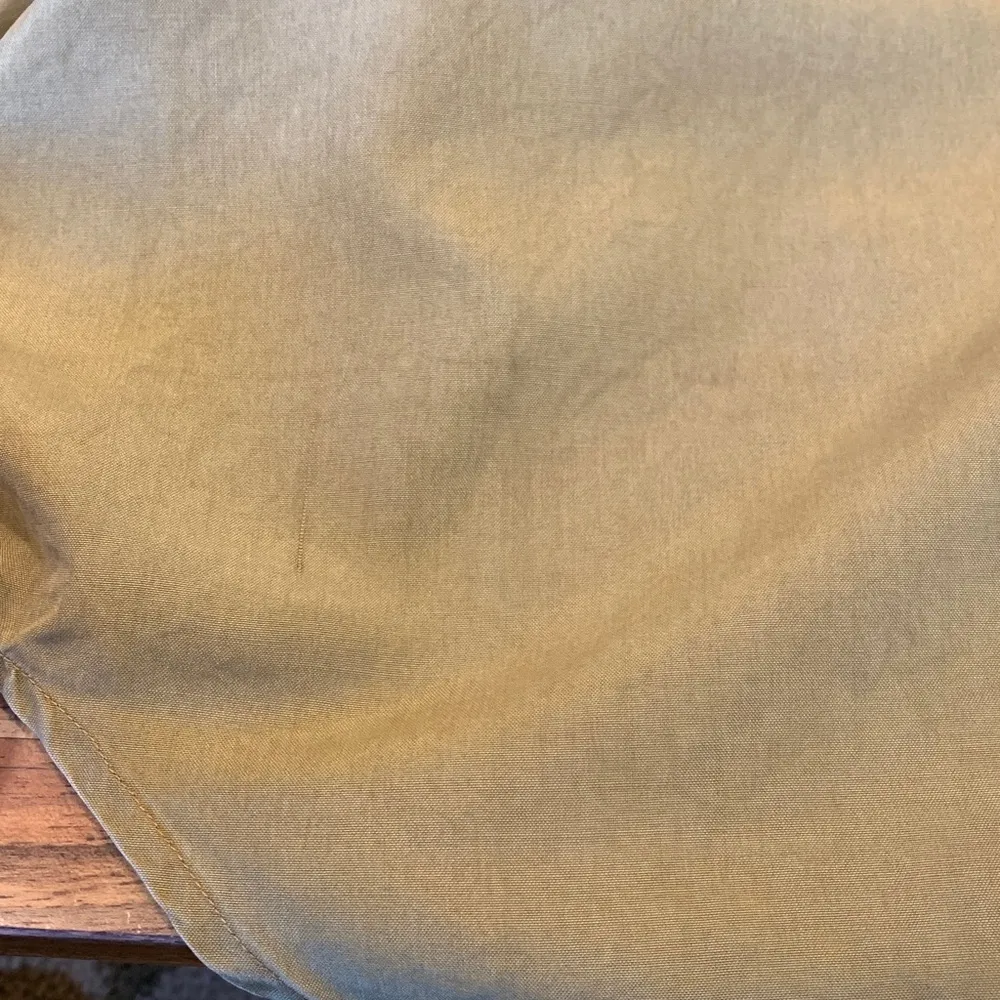 Vintage 80s Sophisticates by Jonathan Martin Mustard Silk Shirt Women’s Medium - Image 11