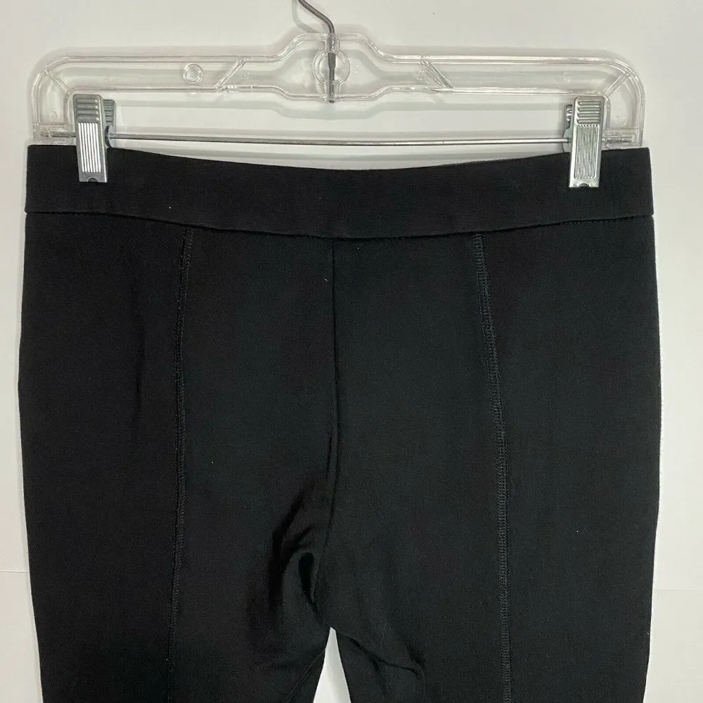 Trina Turk Size 0 (29x28) Ankle Zip Pants Leggings Black White Check Tapered - Image 6