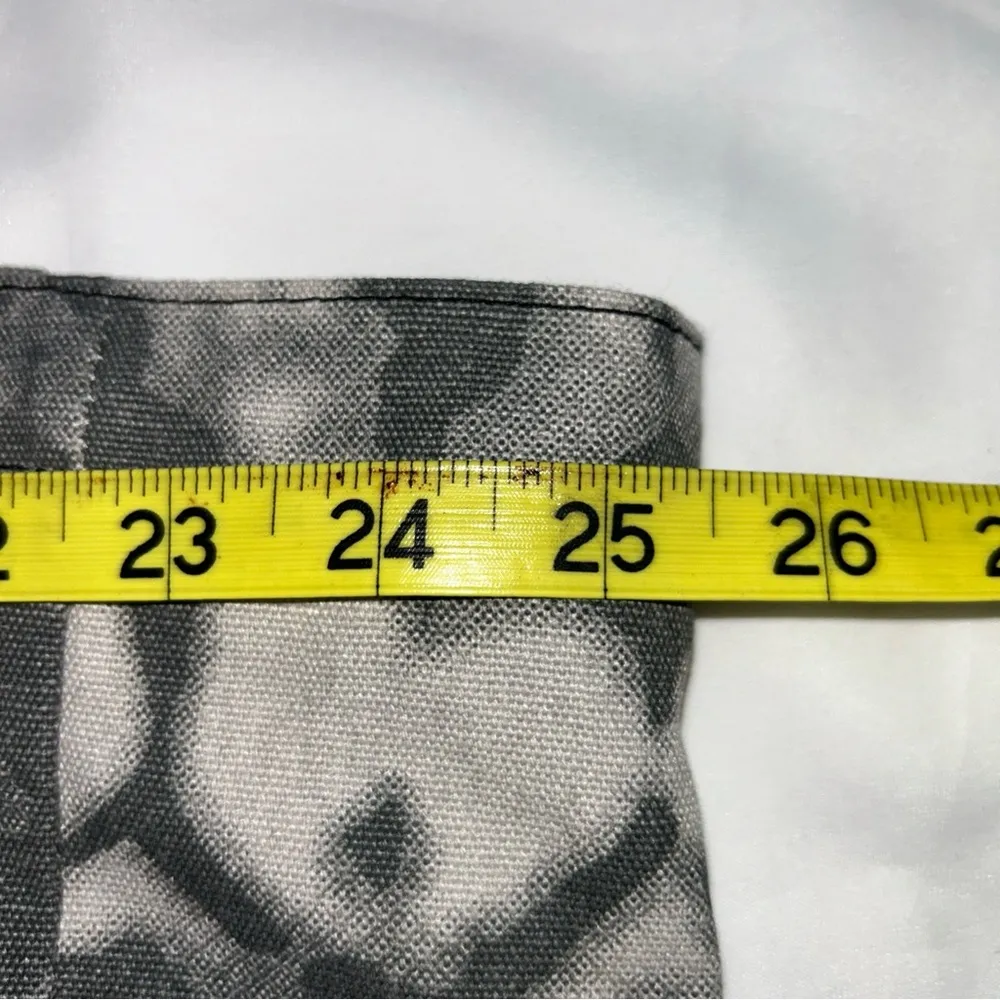 COPY - Alo Gray/White Canvas Reusable Tote  26” x 16”
-EUC - Image 2