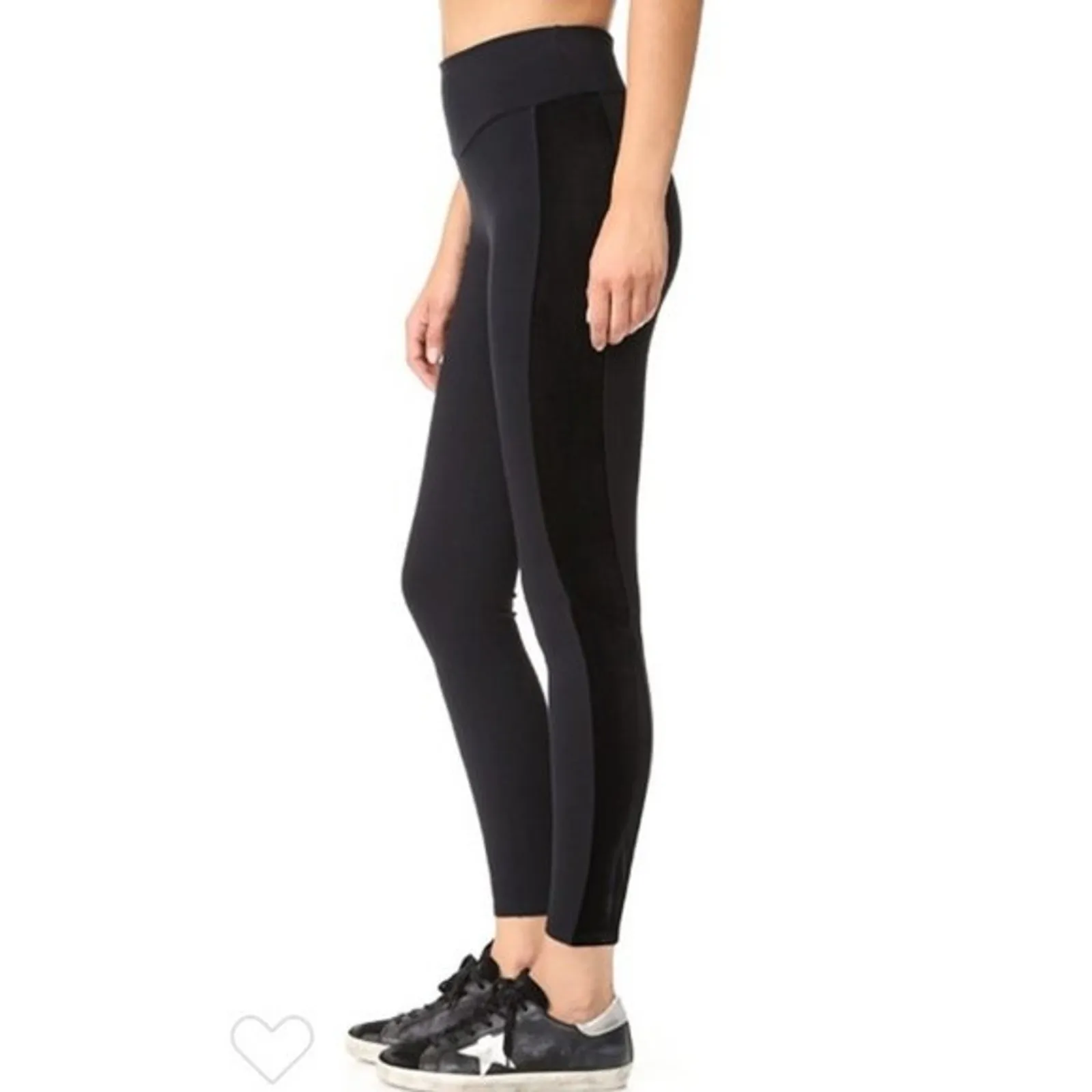 SPANX Black Ponte Velvet High-Waist Full Length Leggings Womens XS - Image 10