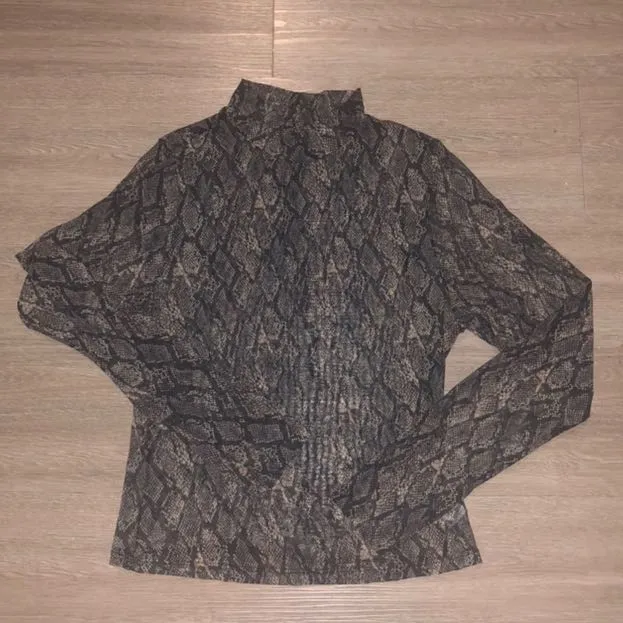 Snakeskin Sheer Top - Image 2