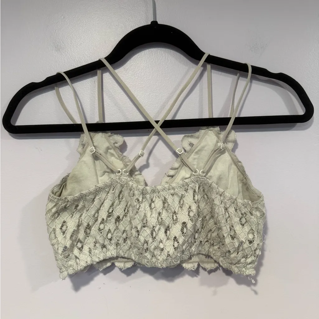 Off White Lace Bralette - Image 3