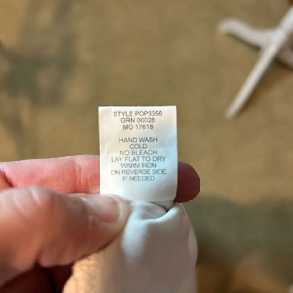 🆕 Fig &‎ Flower Anthropologie paisley print lined dress size M Purple Size M - Image 10