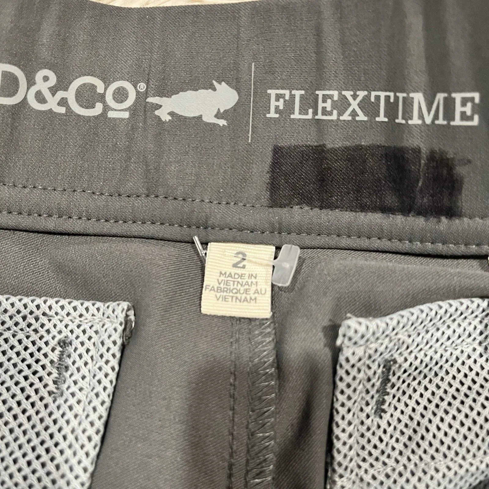 TOAD & CO. FLEXTIME WOMENS USA 2 BERMUDA GRAY STRETCH SHORTS - Image 9