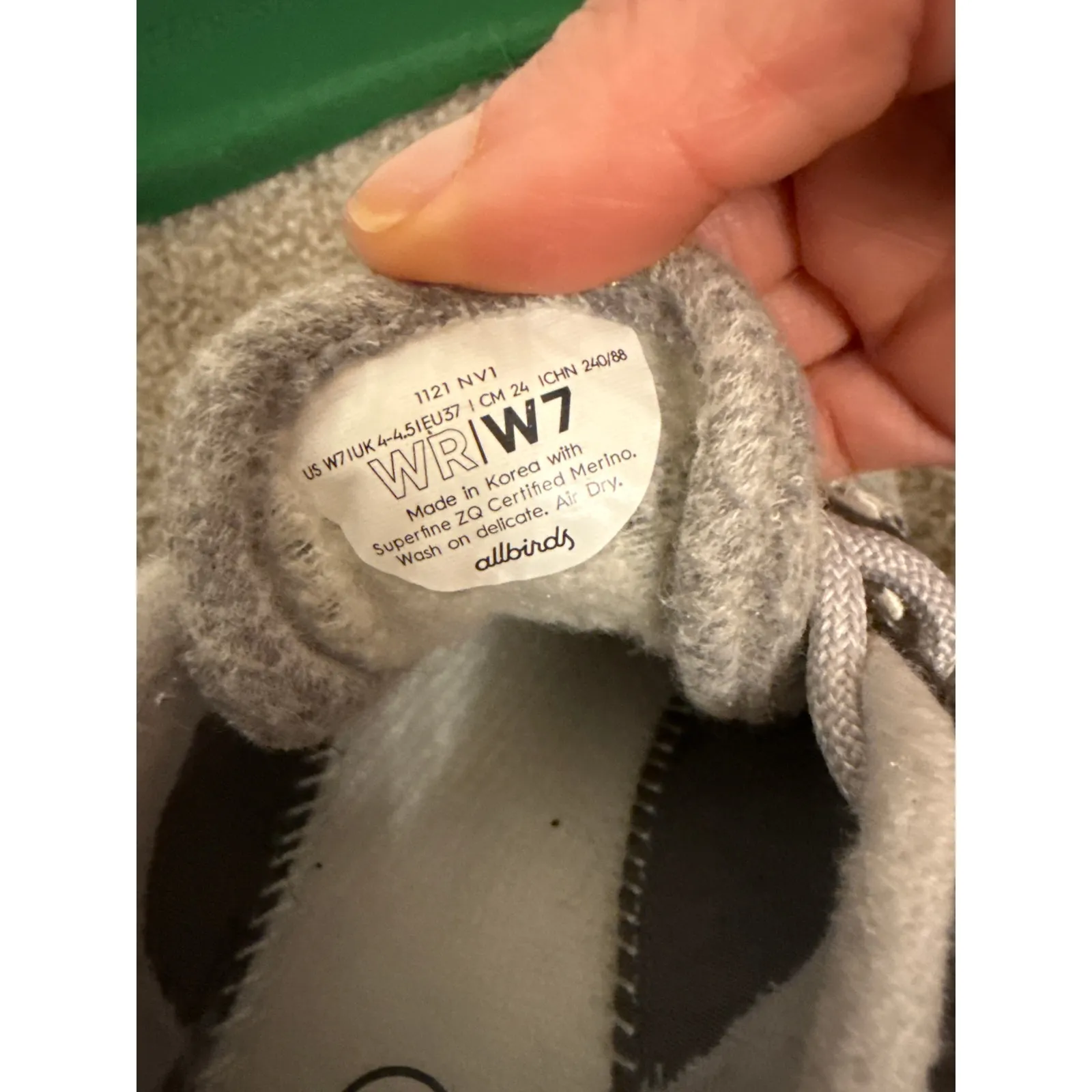 Allbirds Womens Color Block  Wool Runners Patchwork Limited Edition Grey Scale,7 - Image 14