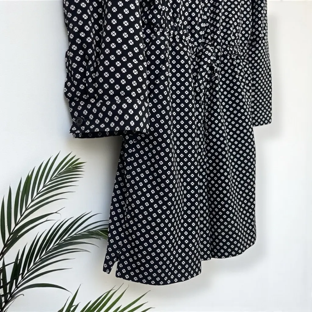 LOFT Black & White Printed Romper - Image 9