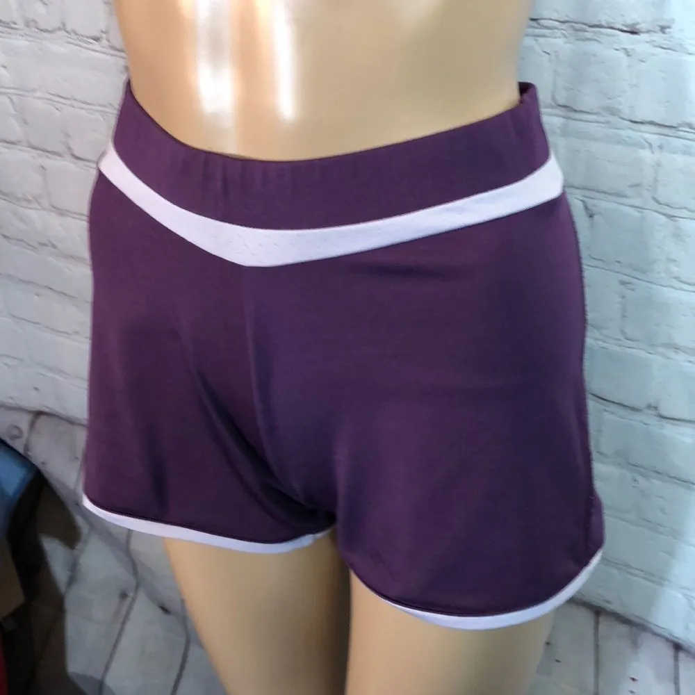 Under Armour Tight Purple Workout Short Shorts S - Image 3