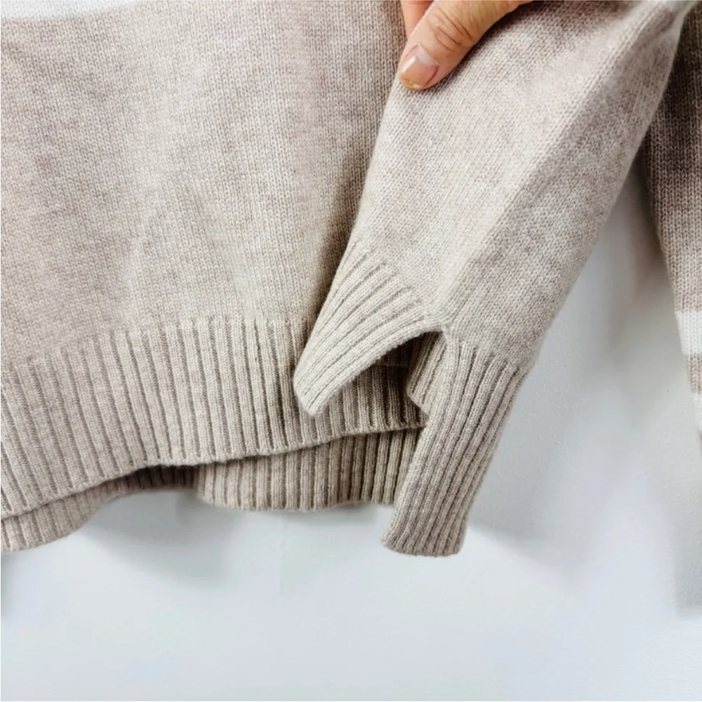 J. McLaughlin 100% cashmere cream tan turtleneck sweater NWT - Image 10