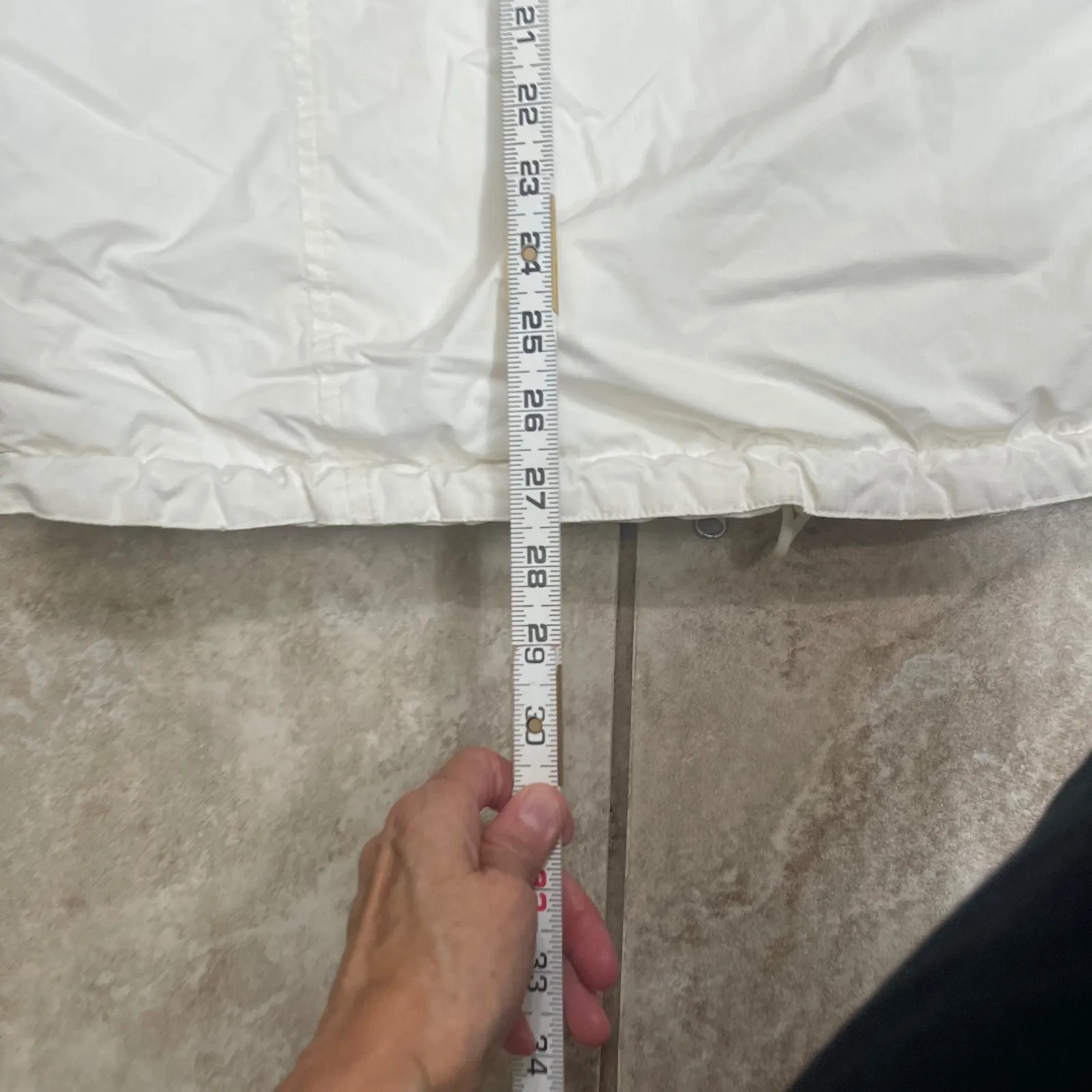 NILS Women's Ski Coat Jacket Snowboardi White Ivory Size 8 outdoors with hood - Image 9