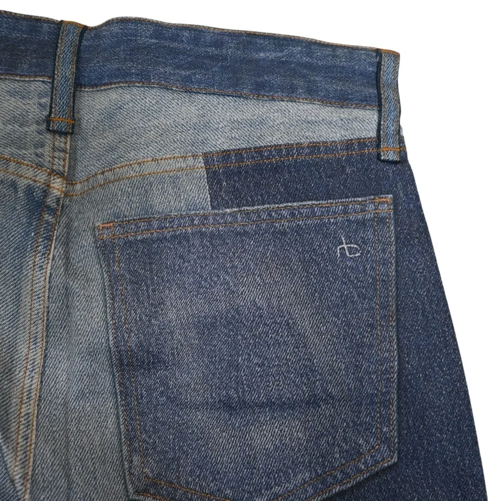 Rag & Bone Womens 25 Nina Miramar Patchwork Cigarette Jeans in Bryon NEW - Image 8