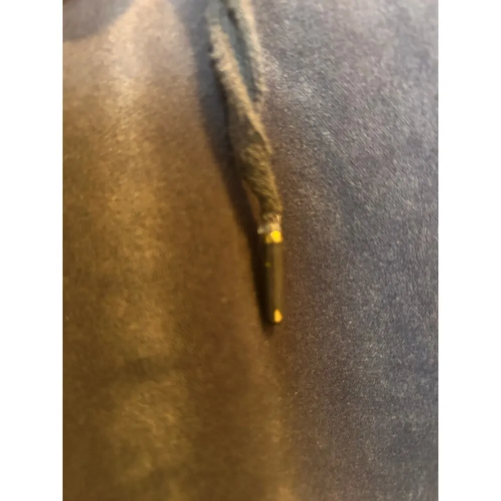 Offline by aerie Velour Hoodie Comfort Loungewear Size Small Slate Gray - Image 2