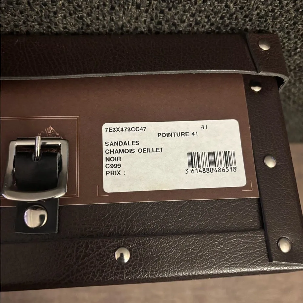 Alaia Suede Heels 41 Black Size 10 - Image 11