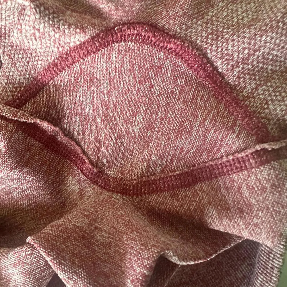 GYMSHARK Flex High Waisted Leggings Burgundy Pink Marl Small - Image 10