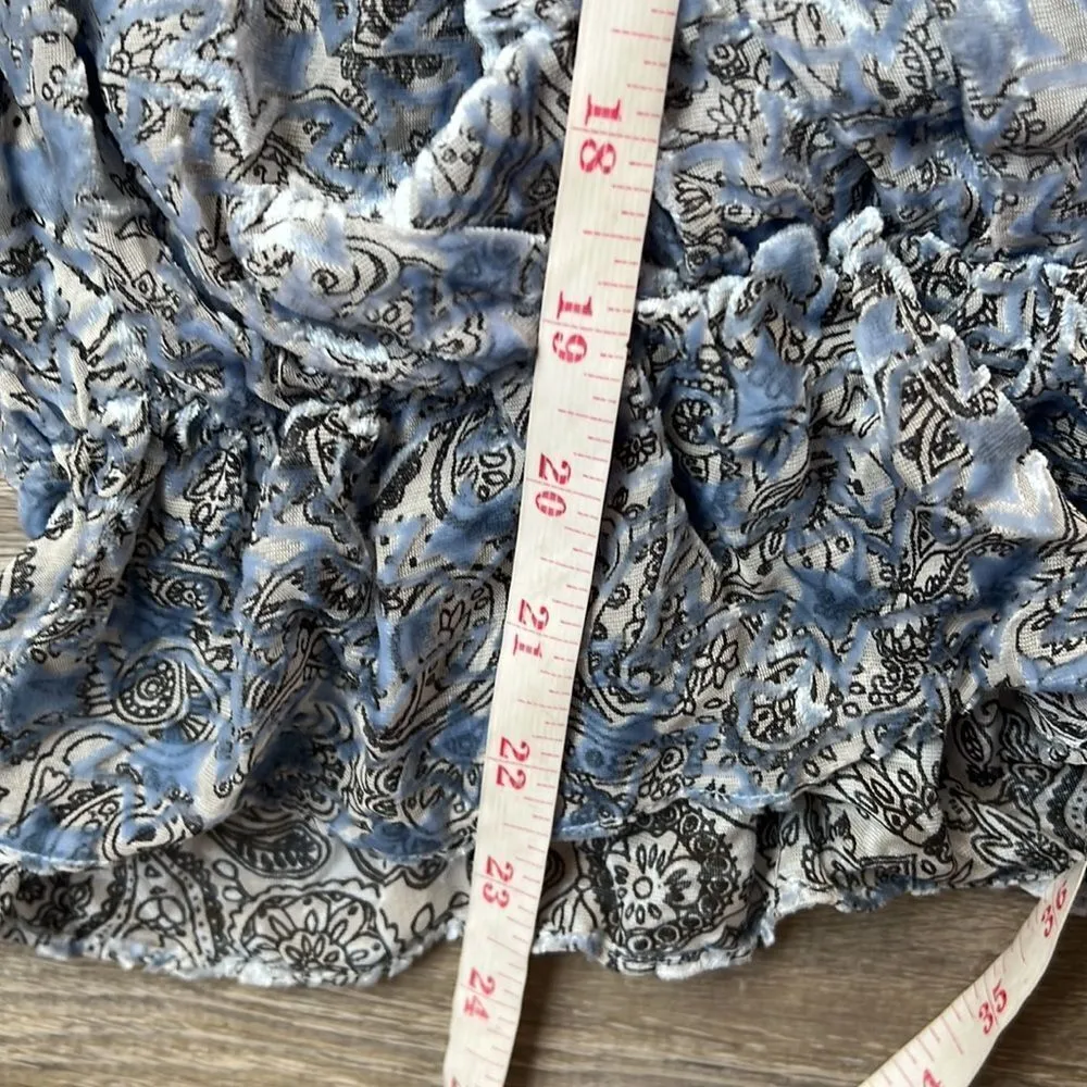 NEW ZADIG & VOLTAIRE Tori top in Blue Paisley - Image 11