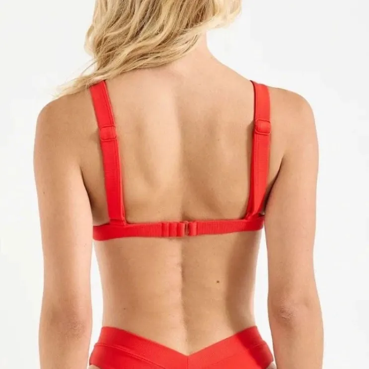 Oneone Kameron Red Bikini Top Size XS - Image 2