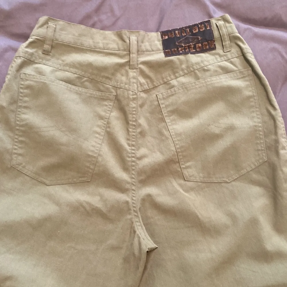 Vintage Bugle Boy Green Pleated Slacks - Image 5