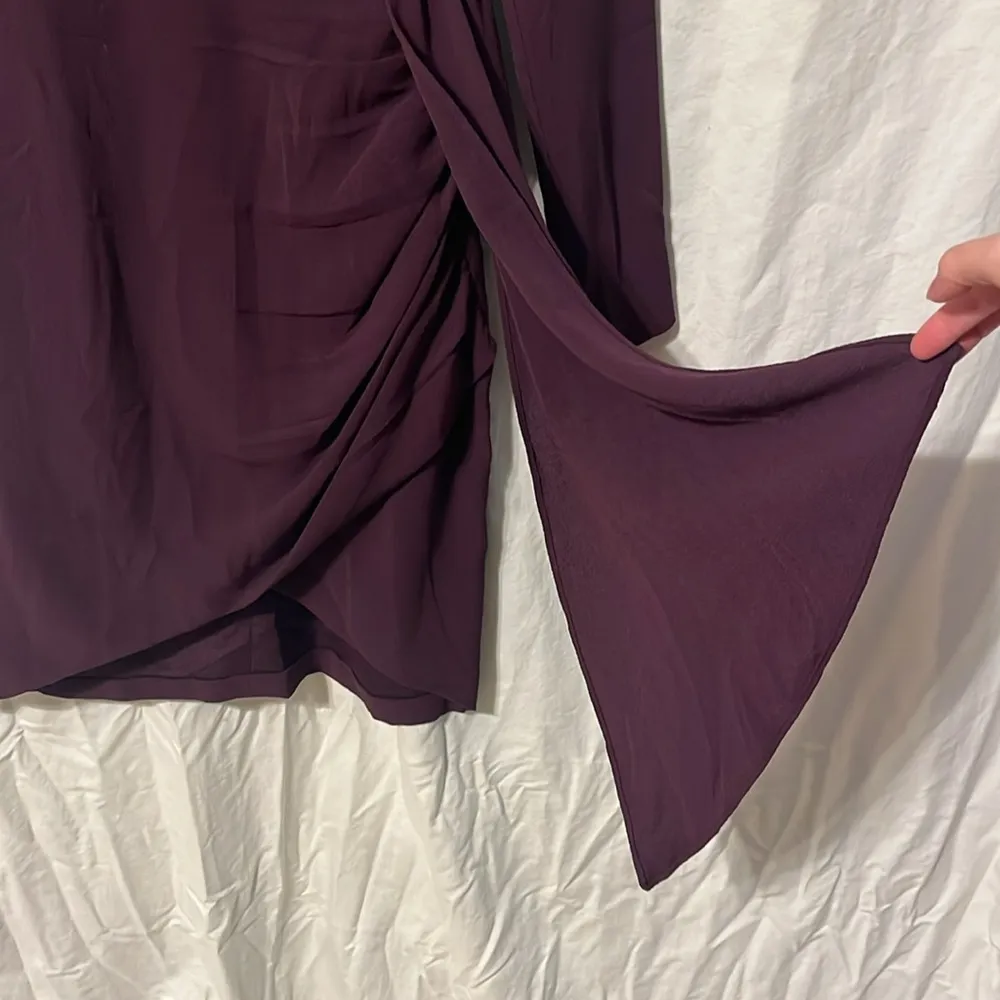 Dress The Population Aila Ruched Bodycon Long Sleeve Dress - Image 6