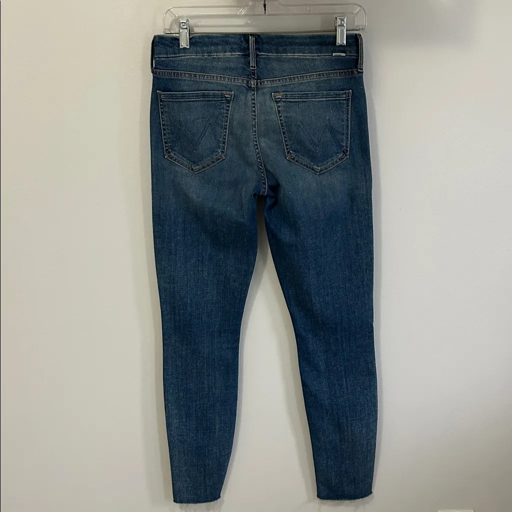 Mother Looker Ankle Fray Birds of Paradise Size 27 - Image 3