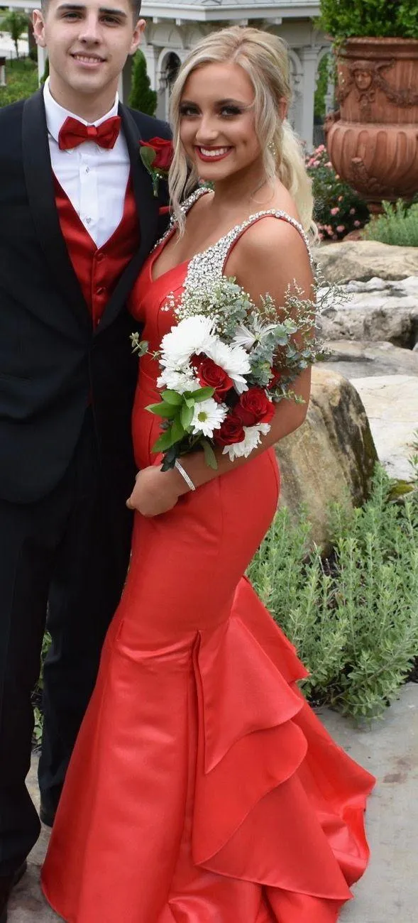 Prom gown Red Size 6 - Image 2