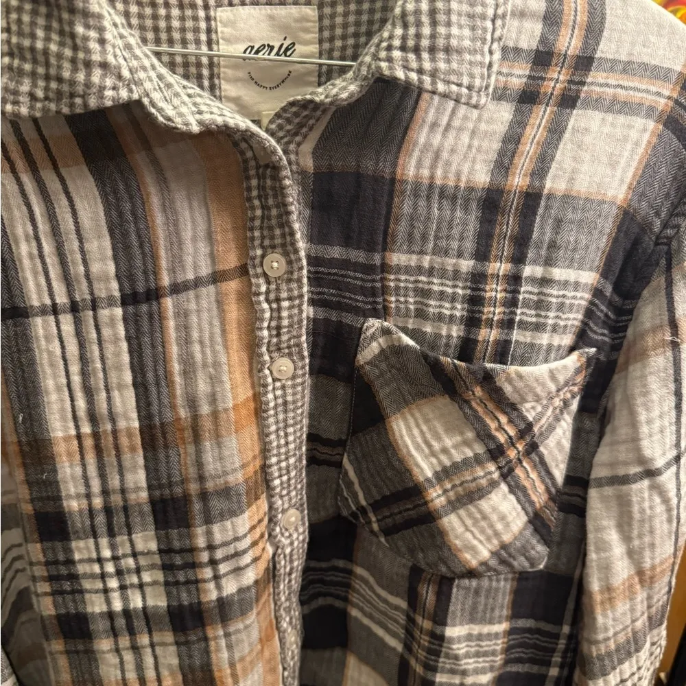Women’s  Plaid Shirt Size Medium - Image 2