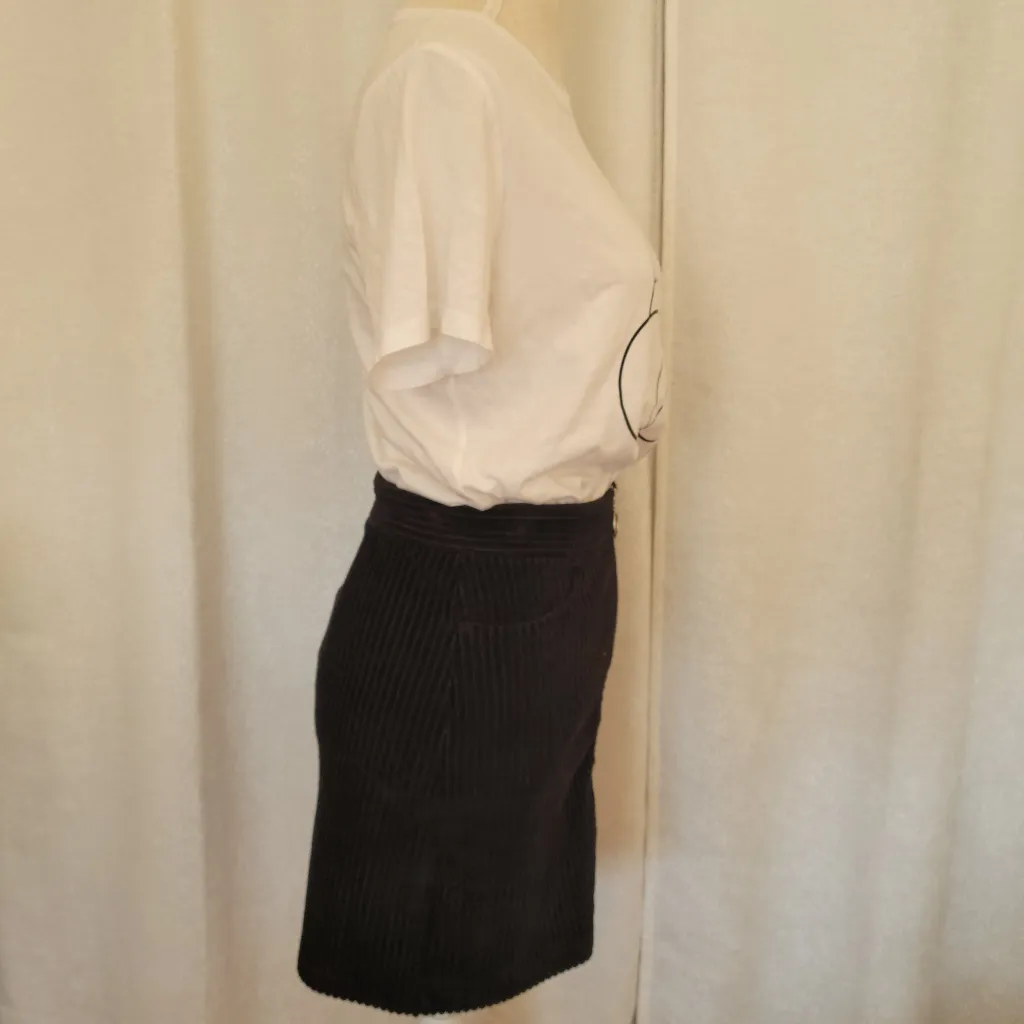 NWT & OTHER STORIES Corduroy O-Ring Zip Mini Skirt - Image 7