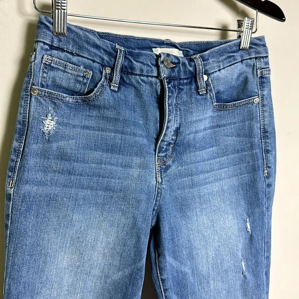 Habitual Lily‎ High Rise Straight Ankle Cropped Jeans - Image 4