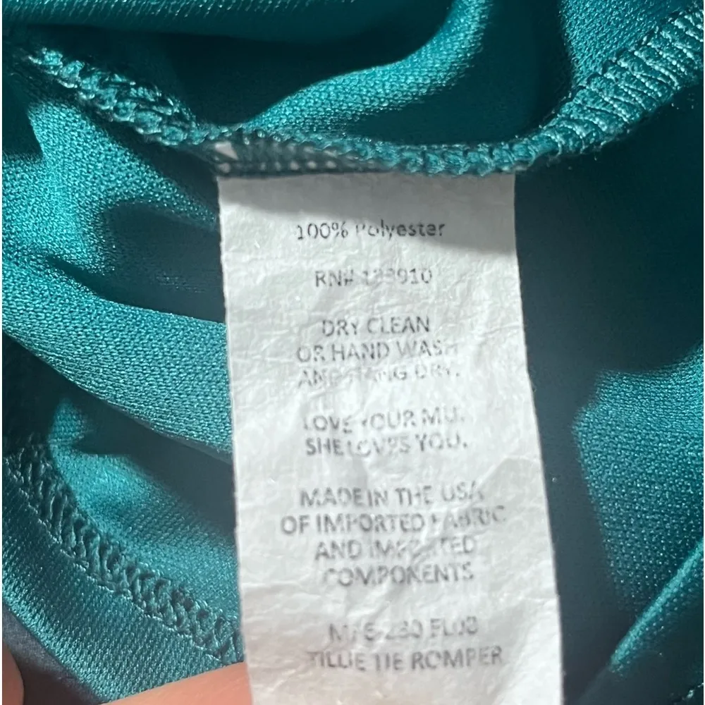 Show Me Your Mumu Sheer Floral Romper BOHO Size Medium - Image 6