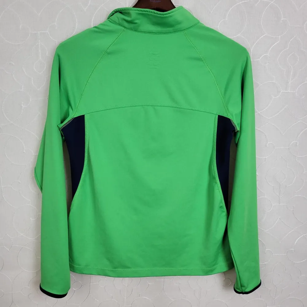 Athletic Works Womens Top Size Medium Green Quarter Zip Athletic Long Sleeves - Image 3