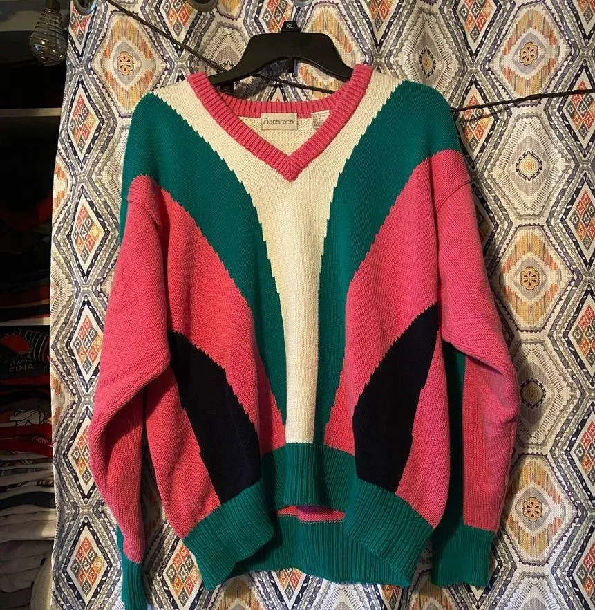 vintage knit sweater - Image 2