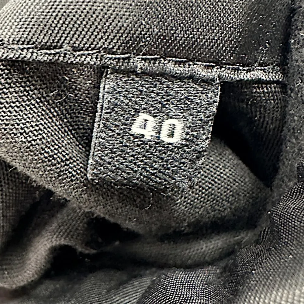 The Kooples | Size 40 / L | Luxury Black Wool/Cashmere Leather Trim Coat Jacket - Image 10