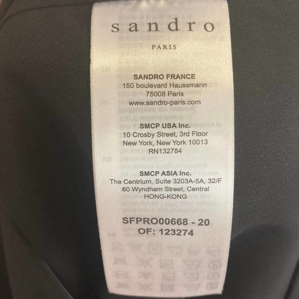 SANDRO PARIS Camelia Crocheted Lace Mini Dress - Image 10