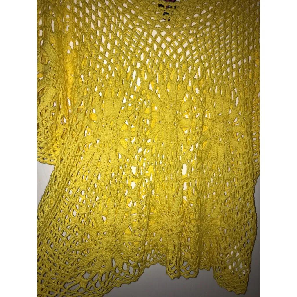 2b bebe crochet top Yellow Size undefined - Image 4