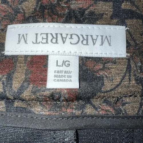 MARGARET M Stitch Fix Vanetta Pencil Skirt Brown & Merlot Floral Print NWT Large - Image 8