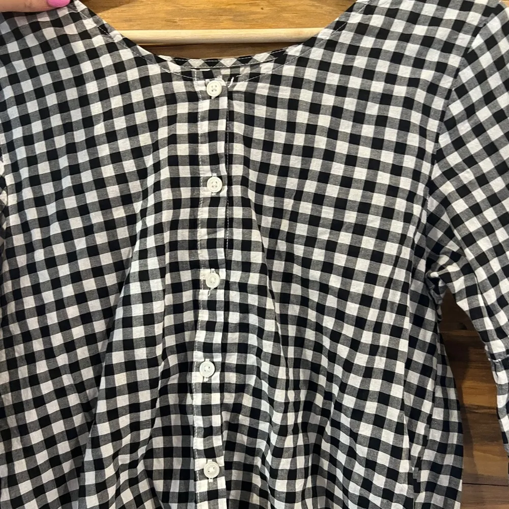 Universal Thread Gingham Blouse - Image 4