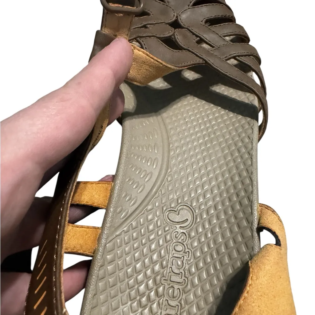 Barestraps Brown Women's Feena Fisherman Cut Out Sandals with Adjustable Straps Size 8 - Image 11