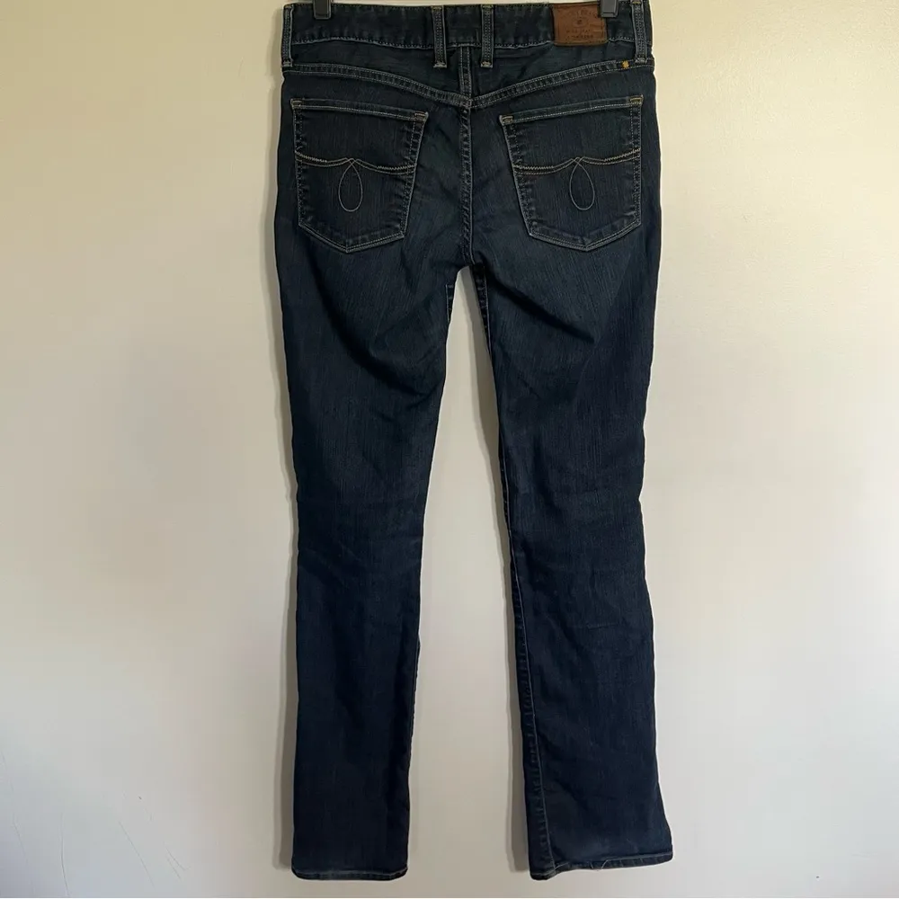 Lucky Brand Lola Boot Women's 2/26 LONG Ankle Dark Wash Blue Denim Bootcut Jeans - Image 15