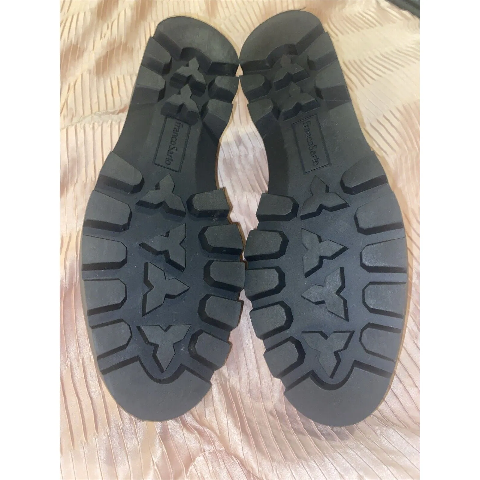 Franco Sarto Shoes Womens Size 8M Brindy Pewter Patent Leather Platform Loafer - Image 9